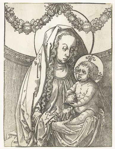 Maria met kind by Lucas van Leyden
