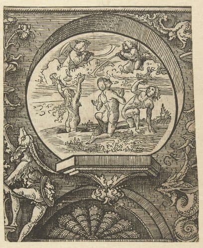De opstanding van de doden by Jacob Cornelisz van Oostsanen