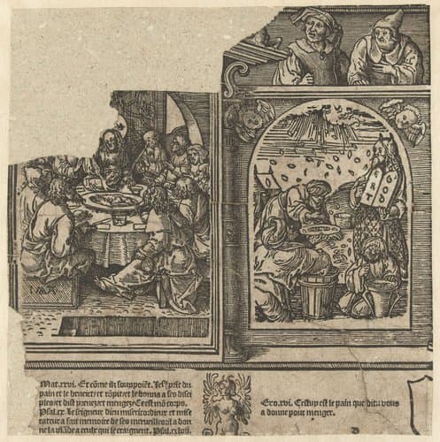 Het laatste avondmaal by Jacob Cornelisz van Oostsanen