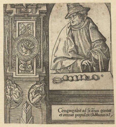 De profeet Habakuk by Jacob Cornelisz van Oostsanen