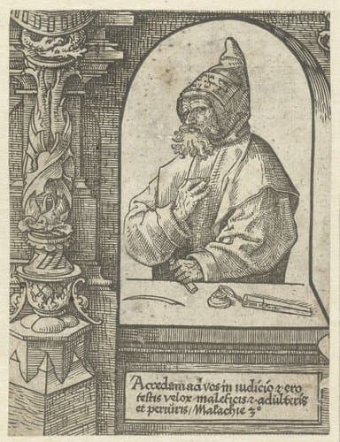De profeet Maleachi by Jacob Cornelisz van Oostsanen