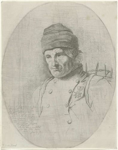 Portret van Koevoet Le Flamand by Jacobus Ludovicus Cornet