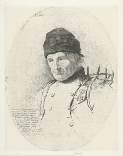 Portret van Koevoet Le Flamand by Jacobus Ludovicus Cornet