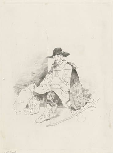 Rustende reiziger by Jacobus Ludovicus Cornet