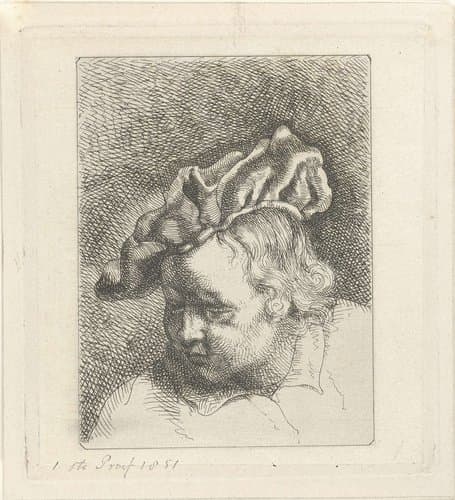 Jongetje met hoed by Jacobus Ludovicus Cornet