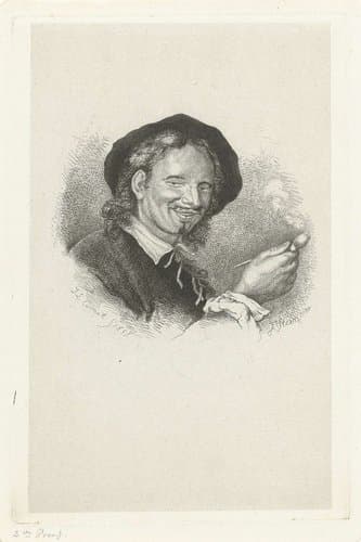 Portret van Jan Steen by Jacobus Ludovicus Cornet