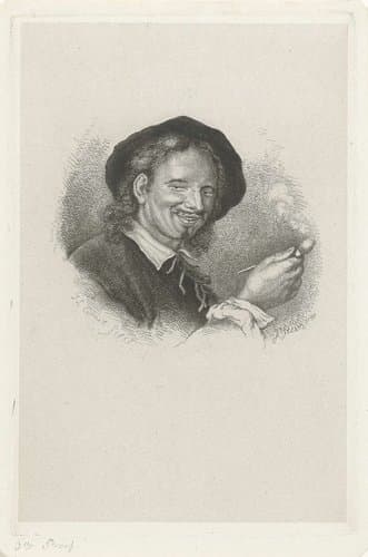 Portret van Jan Steen by Jacobus Ludovicus Cornet