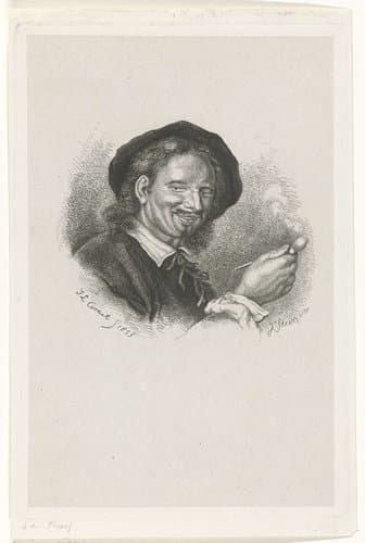 Portret van Jan Steen by Jacobus Ludovicus Cornet