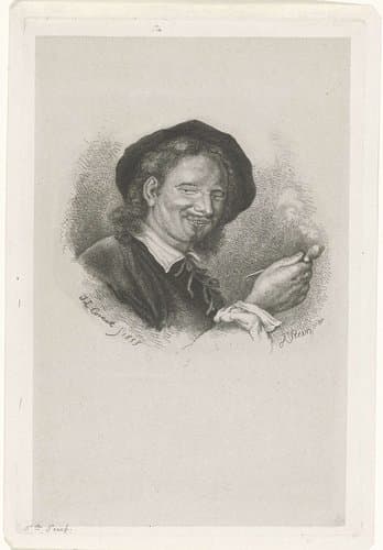 Portret van Jan Steen by Jacobus Ludovicus Cornet