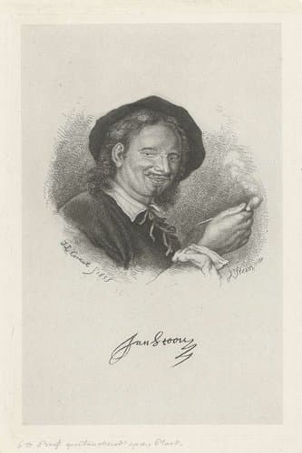 Portret van Jan Steen by Jacobus Ludovicus Cornet