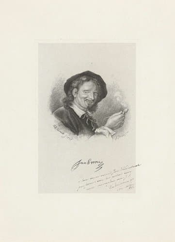 Portret van Jan Steen by Jacobus Ludovicus Cornet
