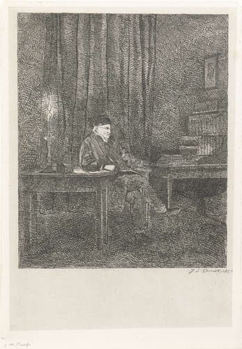 Portret van Humbert de Superville by Jacobus Ludovicus Cornet