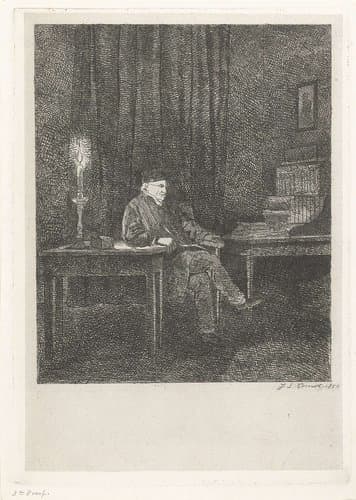 Portret van Humbert de Superville by Jacobus Ludovicus Cornet