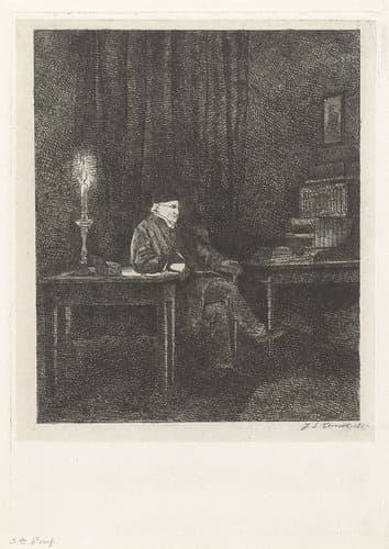 Portret van Humbert de Superville by Jacobus Ludovicus Cornet