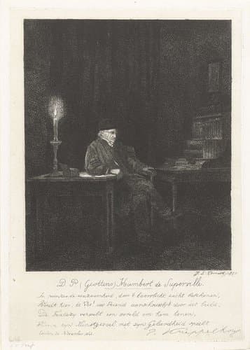 Portret van Humbert de Superville by Jacobus Ludovicus Cornet