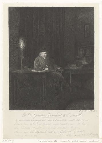 Portret van Humbert de Superville by Jacobus Ludovicus Cornet
