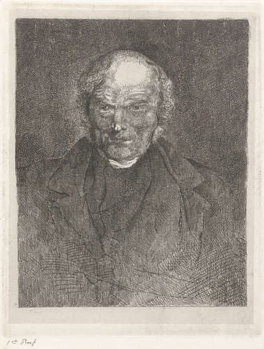Portret van een onbekende man by Jacobus Ludovicus Cornet