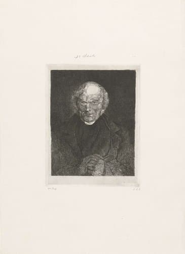 Portret van een onbekende man by Jacobus Ludovicus Cornet