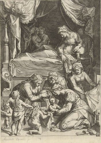 Geboorte van Maria by anonymous