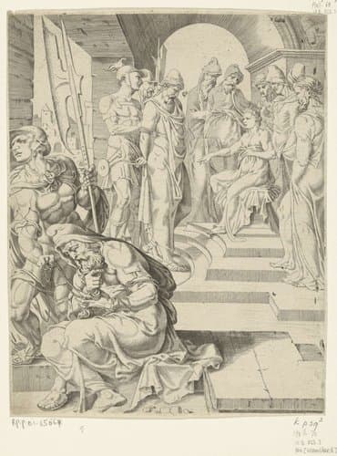 Christus aan het kruis by Cornelis Cort