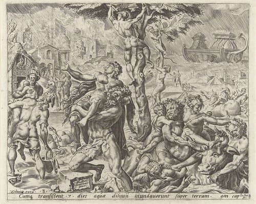 De geschiedenis van Noach by Cornelis Cort