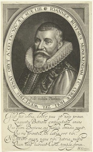 Ioannes Buyesius Monickendam (...) aet suae LIII by Willem Jacobsz Delff