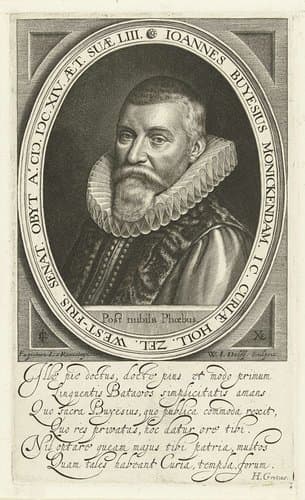 Portret van Jan Klaasz. Buijes op 53-jarige leeftijd by Willem Jacobsz Delff