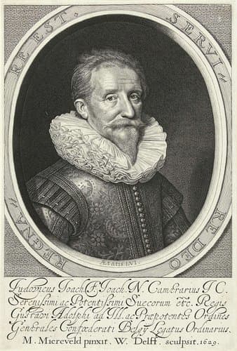 Portret van Ludwig Camerarius op 56-jarige leeftijd by Willem Jacobsz Delff