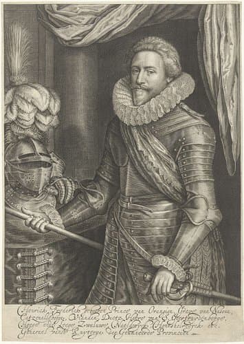 Portret van Frederik Hendrik, prins van Oranje-Nassau by Willem Jacobsz Delff
