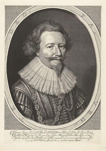 Portret van Floris II by Willem Jacobsz Delff