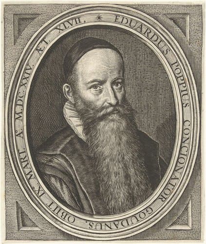 Portret van predikant Eduard Poppius by anonymous