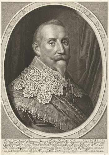 Portret van Gustaaf II, koning van Zweden