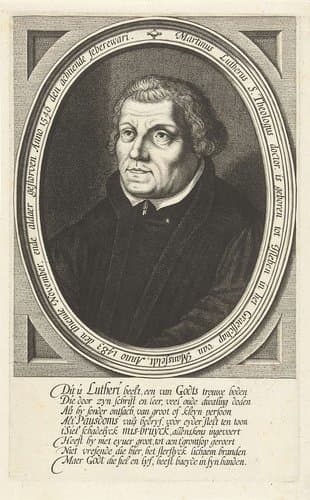 Portret van Martin Luther by Willem Jacobsz Delff