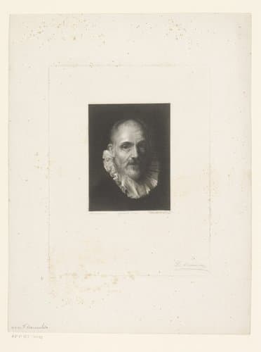 Portret van Federico Barocci by David Joseph Desvachez