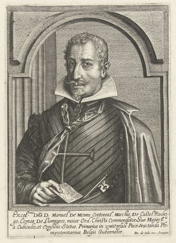 Portret van Don Manuel de Castel Rodrigo by Antony van der Does