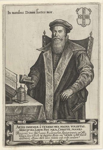 Portret van Johannes Radermaker by Jan Diricks van Campen