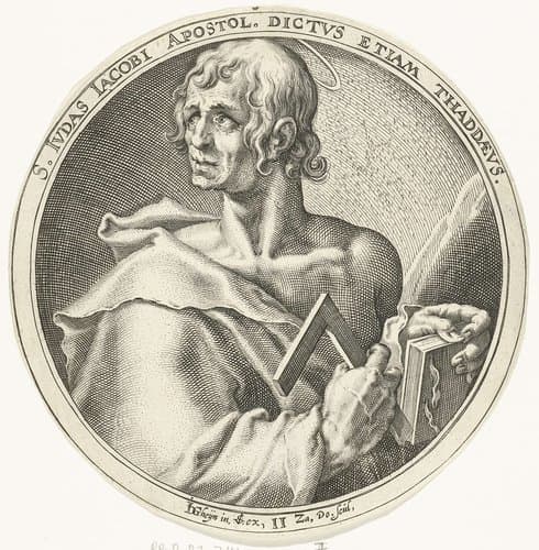 H. Judas Taddeüs by Zacharias Dolendo
