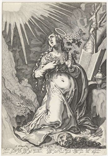 De boetvaardige Maria Magdalena by Bartholomeus Willemsz. Dolendo