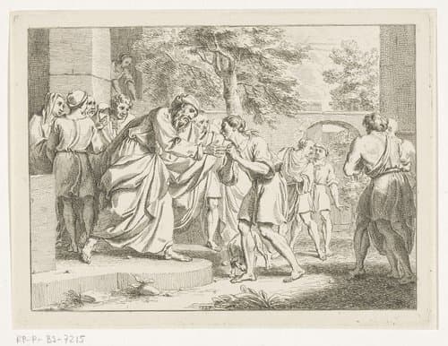De terugkeer van de verloren zoon by Louis Fabritius Dubourg