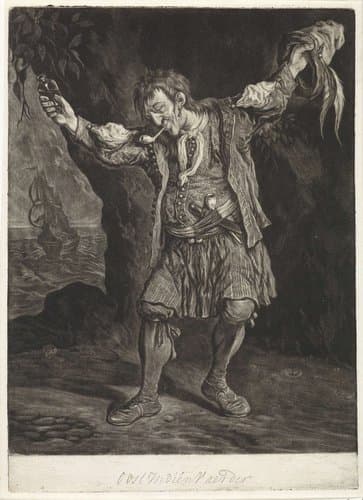De Oost-Indiëvaarder by Cornelis Dusart