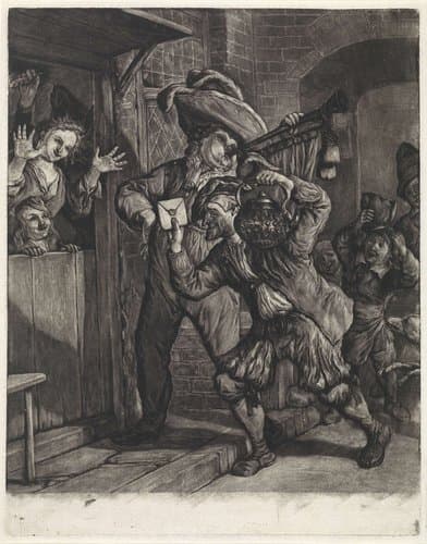 Loterij van Grootebroek by Cornelis Dusart