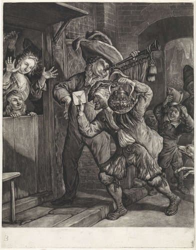 Loterij van Grootebroek by Cornelis Dusart