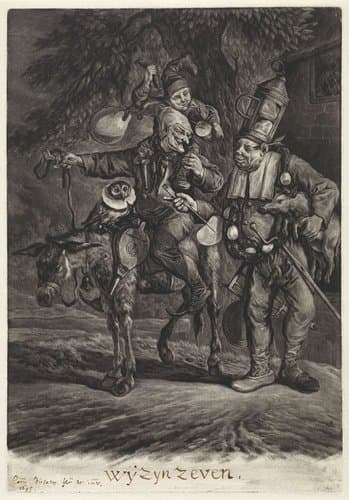Wij zijn zeven by Cornelis Dusart