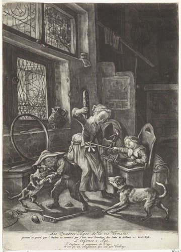 L'Enfance 1 Age by Cornelis Dusart