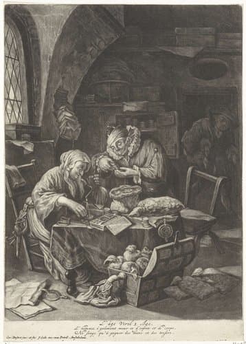 De volwassenheid by Cornelis Dusart