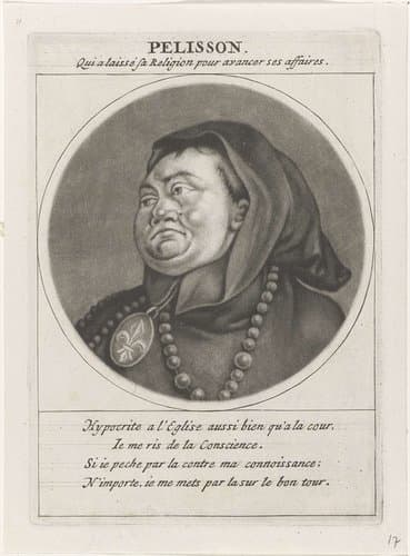 Portret van Paul Pelisson by Jacob Gole