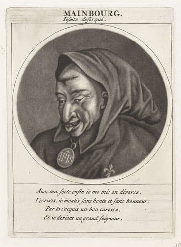 Portret van Louis Maimbourg by Jacob Gole