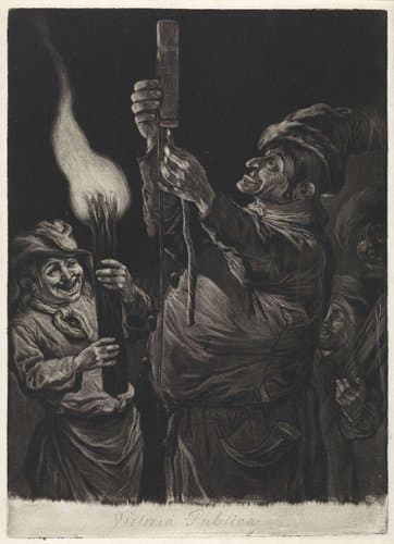 De man met een vuurpijl by Jacob Gole