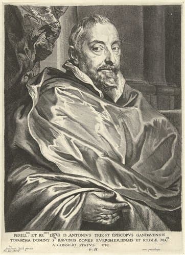 Portret van Antonius Triest by Anthony van Dyck