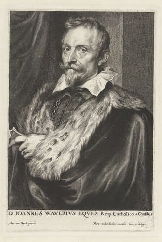Portret van Jan van den Wouwer by Anthony van Dyck